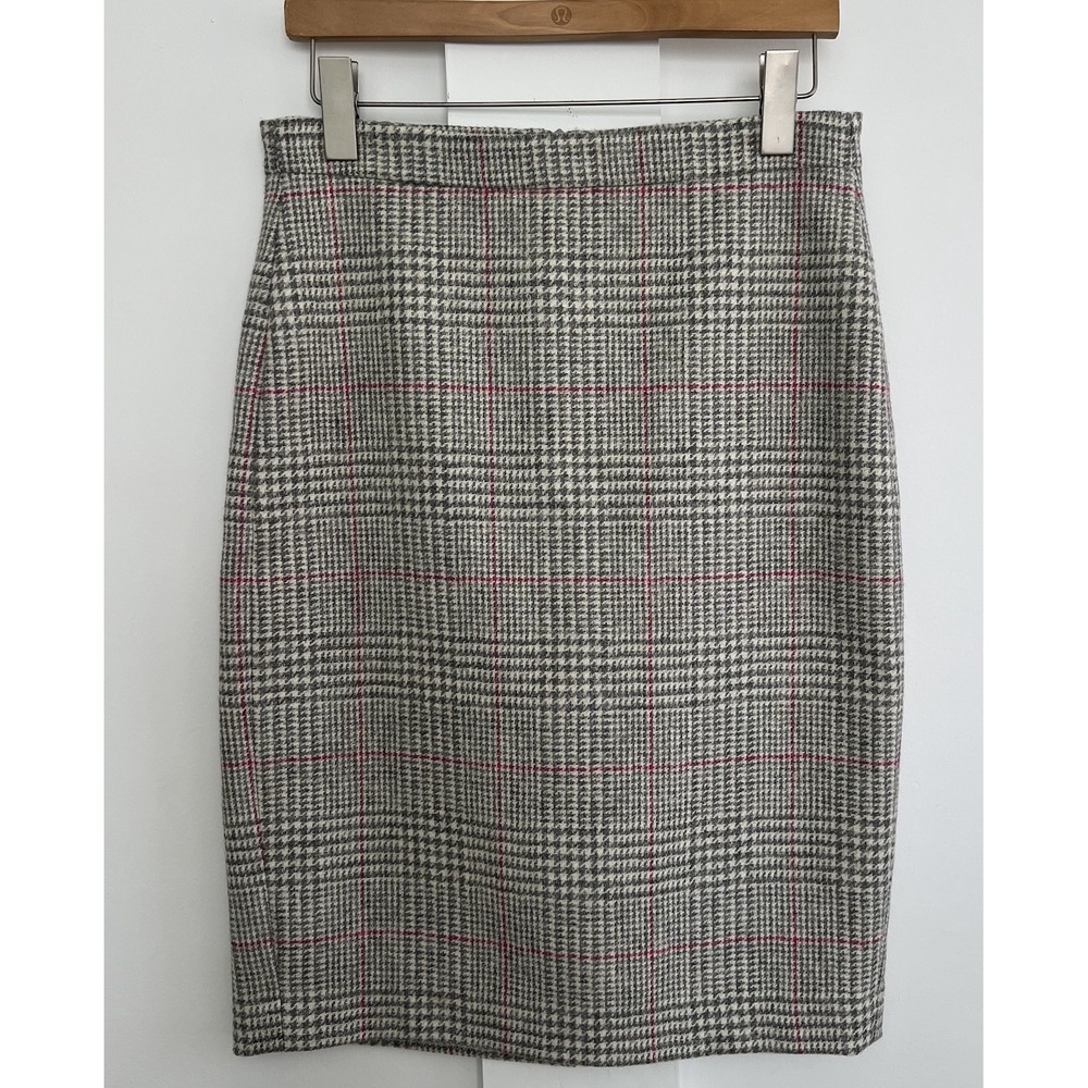 Pure Collection 100% Wool Pencil Skirt Moon Quality British Cloth Tweed Sz 4
